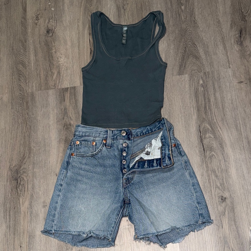 Levi's Blue Denim Women's Shorts